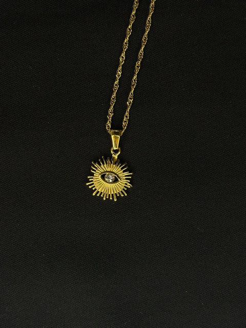 Ernest & Kelly Evil Eye Pendant Necklace