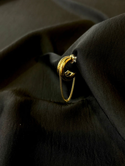 Ernest & Kelly Double Hoop Earrings 2 Colours