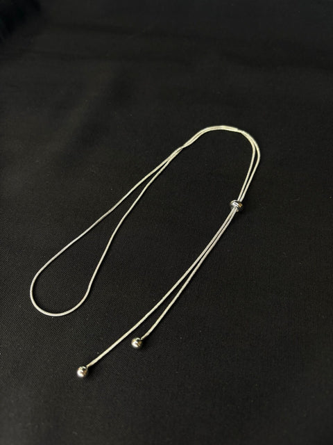 Ernest & Kelly Adjustable Bolo Necklace- 2 Colours