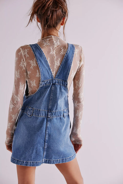 Free People Edie Denim Skirtall