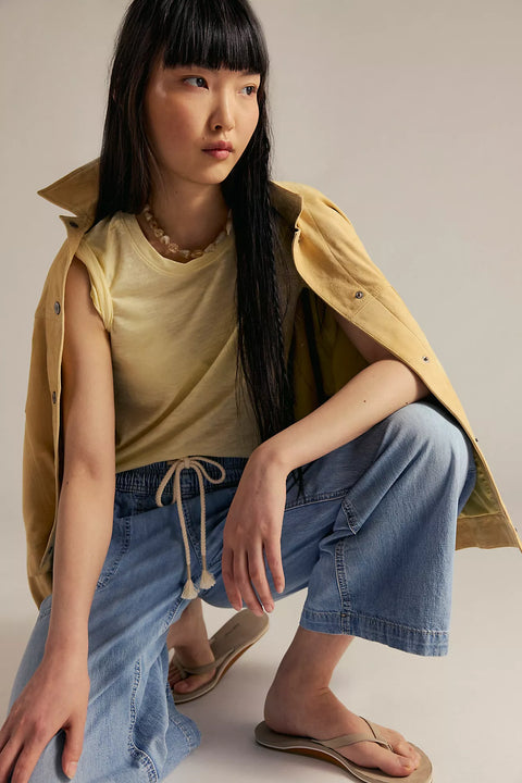 Free People Easy Peasy Pull On Jeans