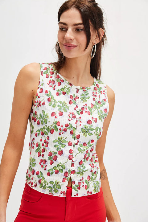 Free People Tilly Vest- Printed