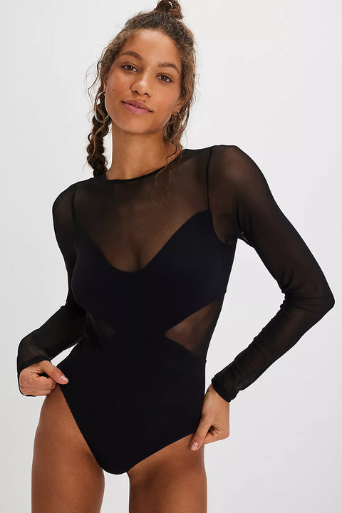 Free People All An Illusion Bodysuit