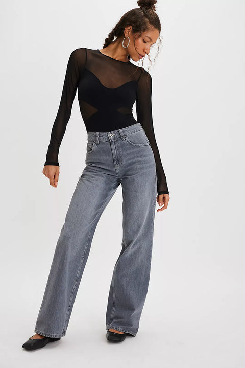Free People All An Illusion Bodysuit