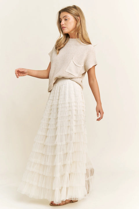 Modern Romance Tulle Maxi Skirt- 3 Colours