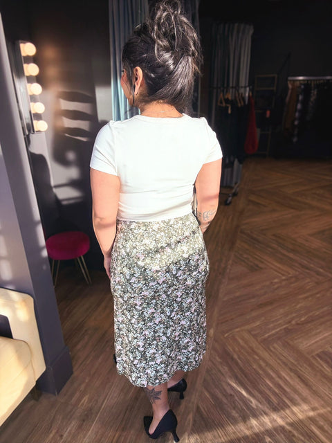 Sadie & Sage Sweet Escape Midi Skirt