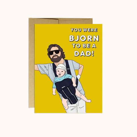 Bjorn To Be A Dad - Father's Day Card