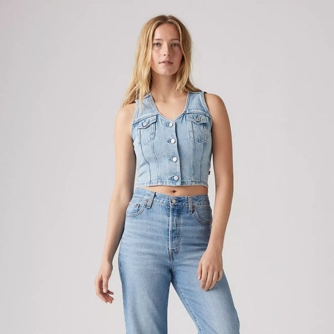 Levi's Bella Denim Corset Top
