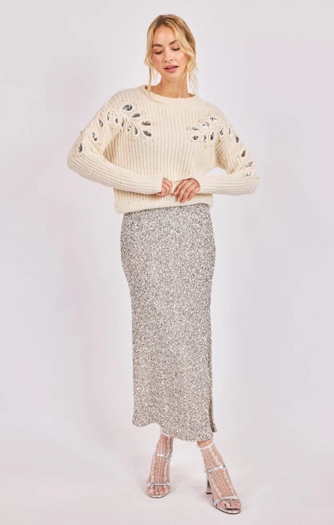 Sadie & Sage Savannah Sequin Maxi Skirt