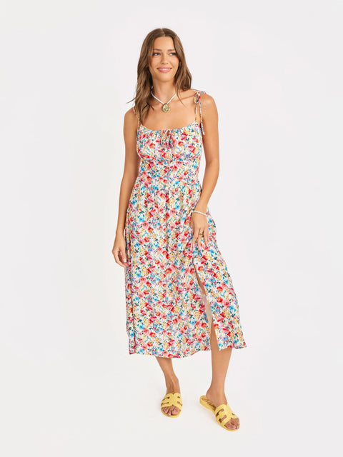 Sadie & Sage Cove Tie Straps Midi Dress