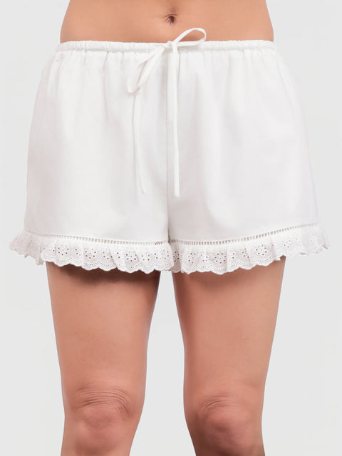 Sadie & Sage Lowtide Eyelet Trim Shorts