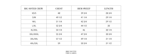 Brunette The Label All Over Bow Big Sister Crew