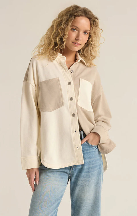Z Supply All Day Color Block Jacket