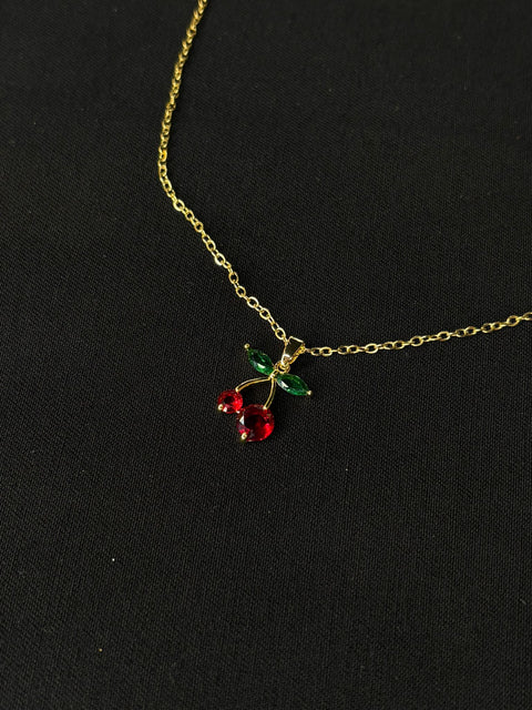 Ernest & Kelly Cherry Jewel Necklace