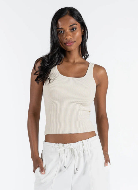 Taylor Ottoman Rib Tank- 3 Colours