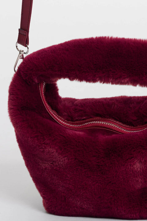 Rino & Pelle Cheryl Small  Faux Fur Crossbody Bag- 2 Colours