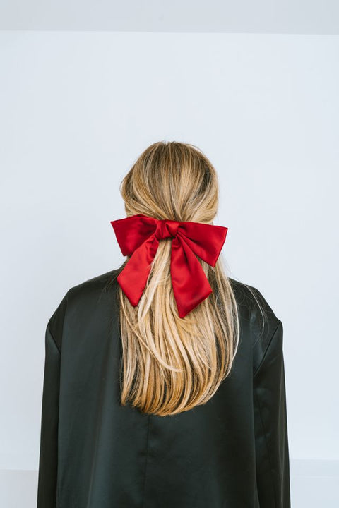 Brunette The Label Large Satin Bow- 2 Colours