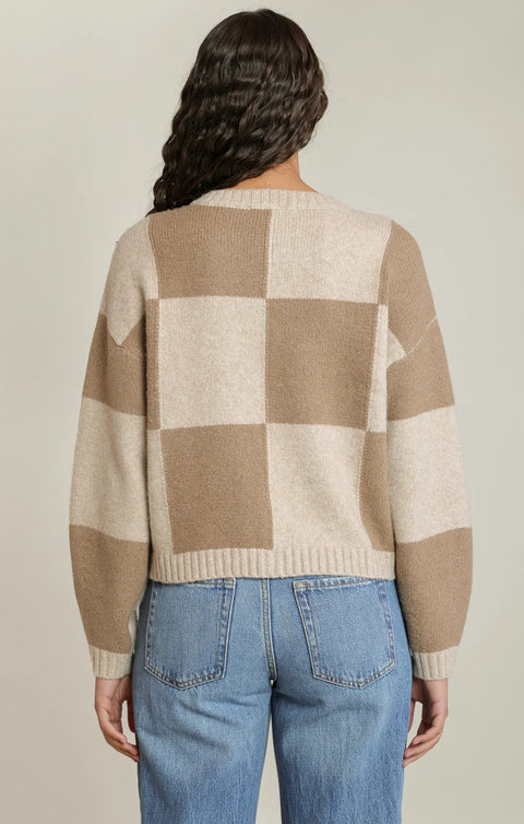 Dex Colour Block Cardigan - Extended Sizes