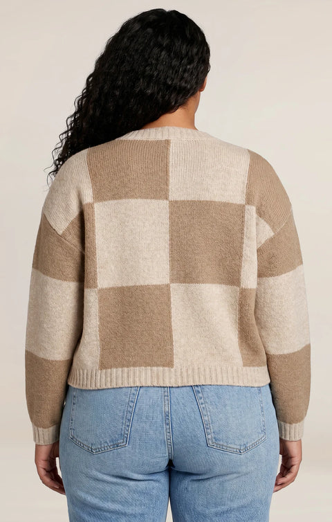Dex Colour Block Cardigan - Extended Sizes