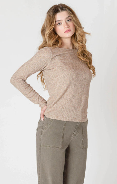Room 34 Heidi Boatneck Textured Top