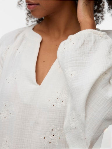 Vero Moda Natali Embroidered Top- 3 Coloyrs