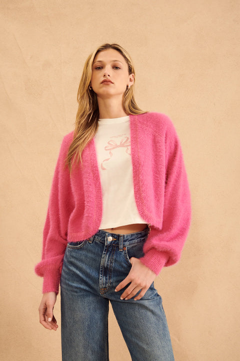 John + Jenn Emmer Cropped Cardigan
