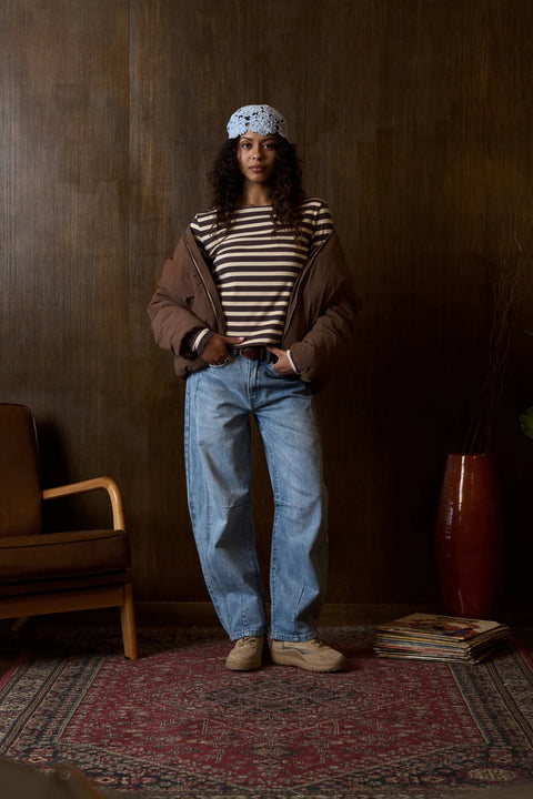 Kuwalla Amira Stripe Long Sleeve Shirt