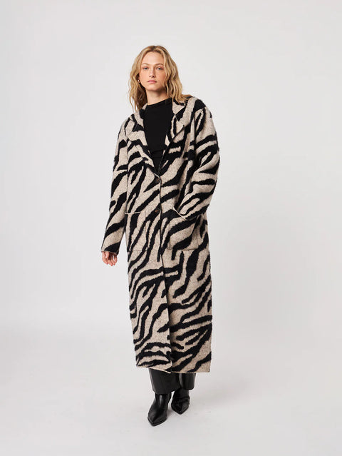 John & Jenn Zebra Cardigan Jacket