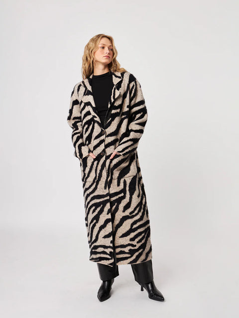 John & Jenn Zebra Cardigan Jacket