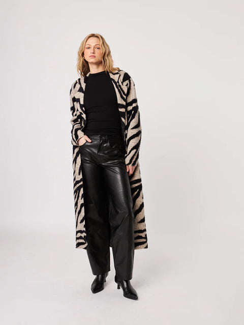 John & Jenn Zebra Cardigan Jacket