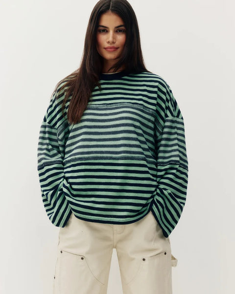 Kuwalla Morning Stripe Jersey Top - 2 Colours