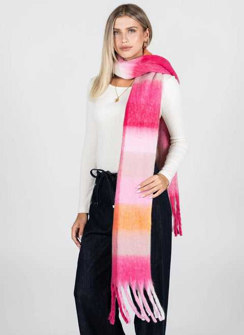 C’est Moi Mara Plaid Scarf