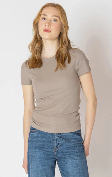 Dex Jensen Basic Ribbed Tee- 2 Colours