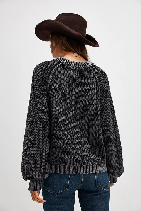 Free People Frankie Cable Knit Sweater - 2 Colors