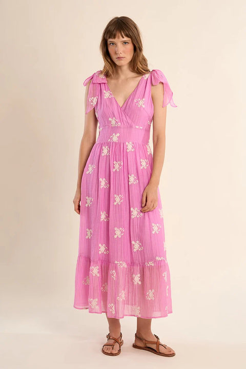 Molly Bracken Rhea Embroidered Dress