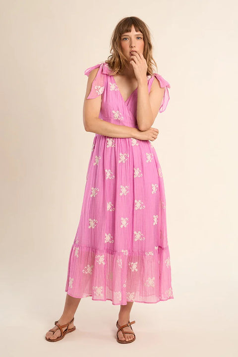 Molly Bracken Rhea Embroidered Dress
