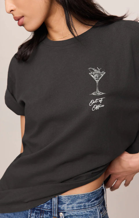 Z Supply Martini Boyfriend Tee