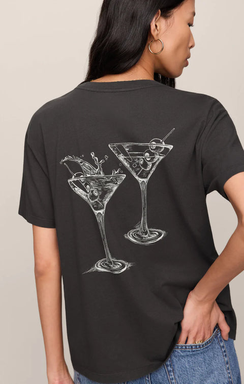 Z Supply Martini Boyfriend Tee