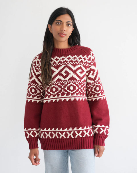 Brunette The Label Fair Isle Sweater- 2 Colours