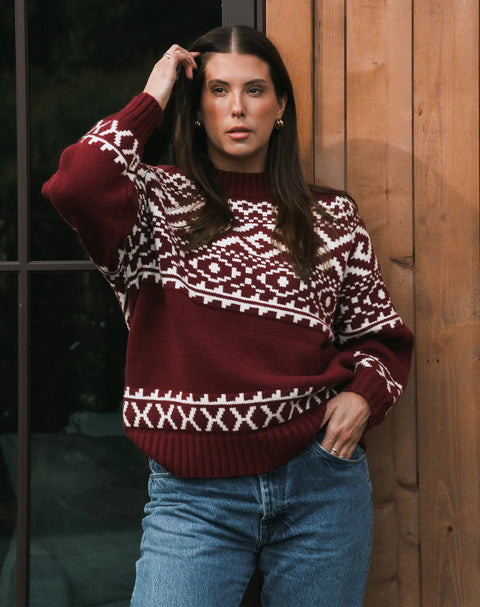 Brunette The Label Fair Isle Sweater- 2 Colours