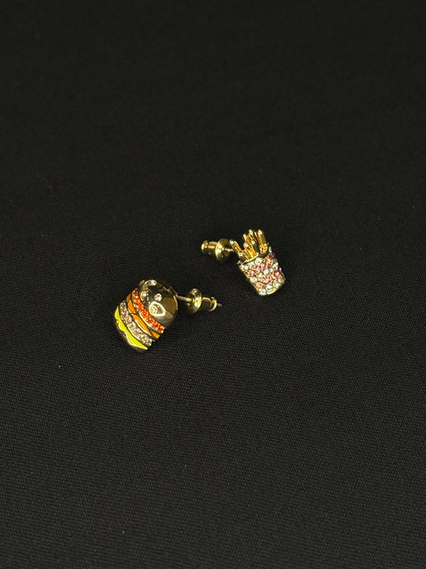 Ernest & Kelly Burger n' Fry Earrings