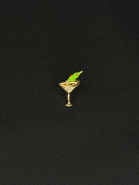 Ernest & Kelly The Olive You Martini Earrings