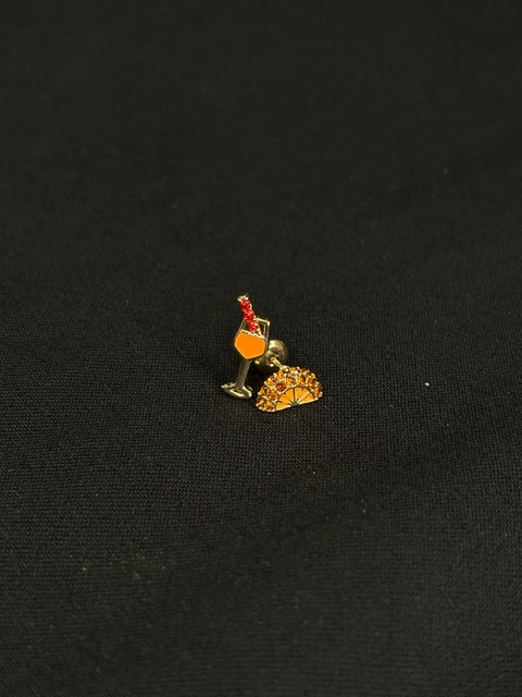 Ernest & Kelly Orange Spritz Earrings