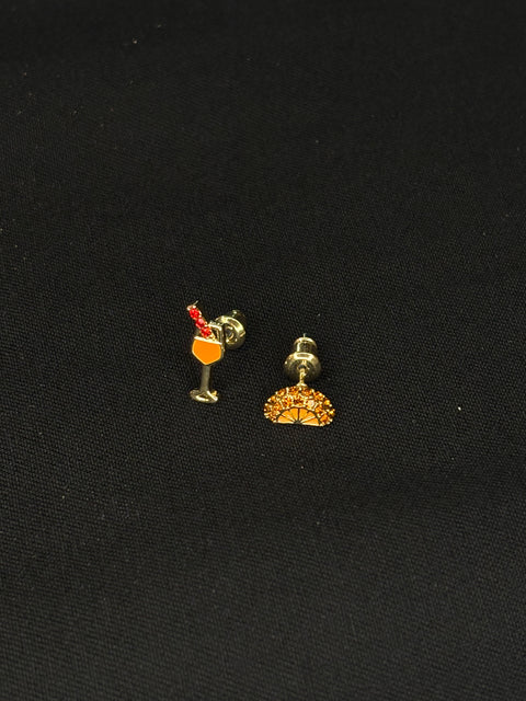 Ernest & Kelly Orange Spritz Earrings