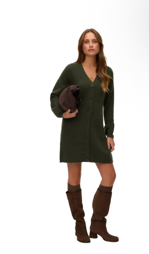 Vero Moda Karla V-Neck Mini Dress - 2 Colours
