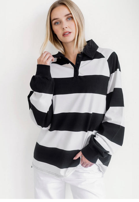 Brunette The Label Classic Rugby Polo - 2 Colours