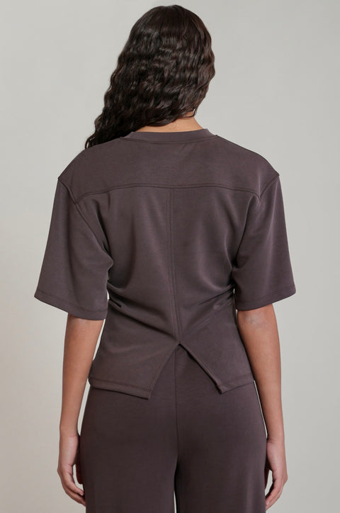 Dex Ella Pleated Waist Top - Extended Sizes