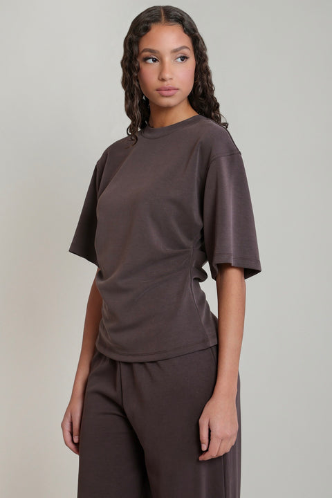 Dex Ella Pleated Waist Top - Extended Sizes