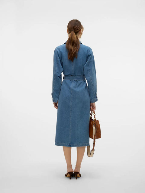 Vero Moda Solva Denim Trench Coat