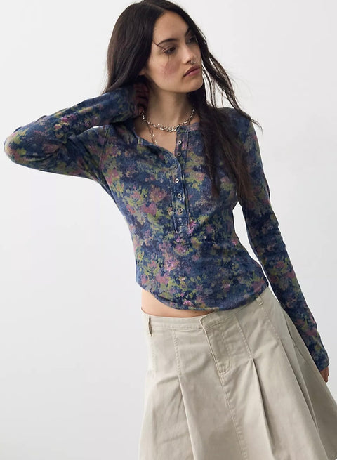 Free People Printed Jamie Henley